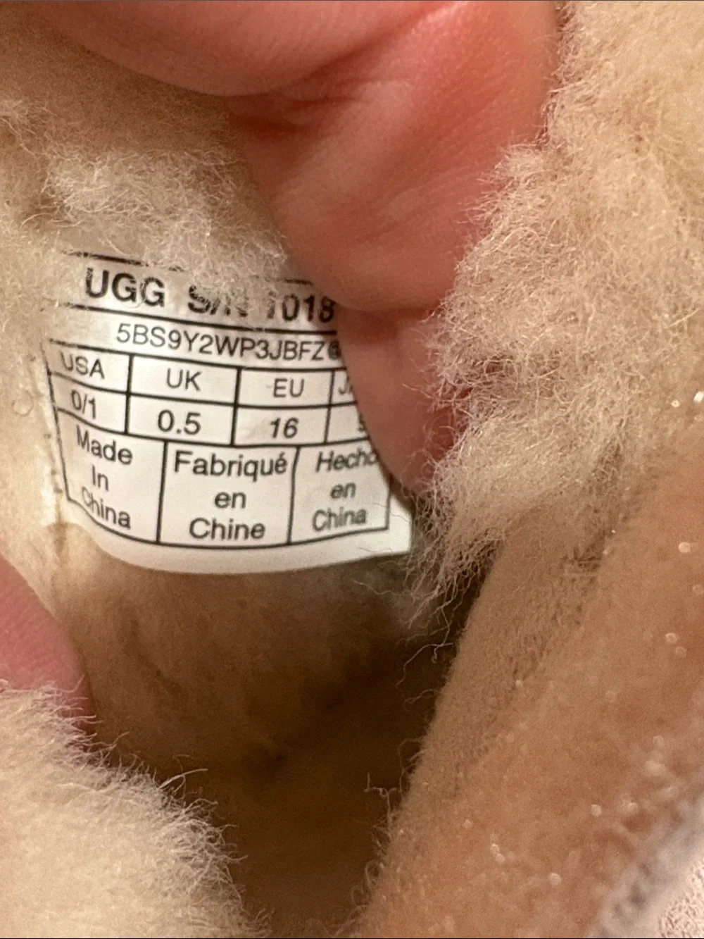 UGG Pink Suede Toddler Slip On Booties Boots